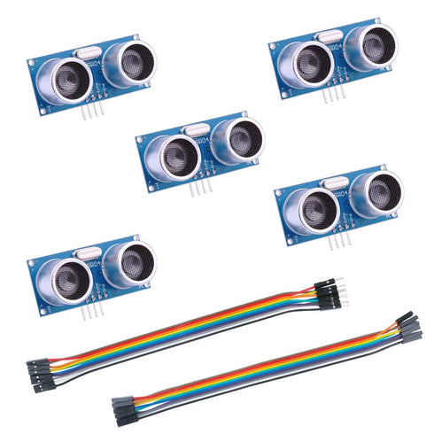 5PCS HC-SR04 ELEGOO Ultrasonic Module Distance Sensor Compatible with Arduino UNO MEGA Nano Robot XBee ZigBee