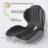 Tailbone, Ergonomic L-Shaped Memory Foam Seat Cushion with Lumbar Support, Designed to Help Relieve Coccyx & Lower Back