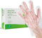 500 Pieces Plastic Disposable Gloves, Cleaning Gloves, One Size Fits Most