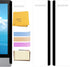 iDTogAoE 2PCS Monitor Memo Board, Acrylic Sticky Note for Computer Screens,Transparent Side-Mount Memo
