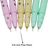 Maydahui 12 PCS Elegant Cat Shape Rollerball Pens, Cute Kawaii Animal Pen with Black Gel Ink for Girls School Office