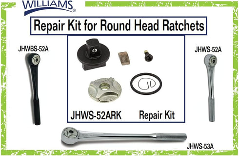Williams JHWS-52ARK Ratchet Repair Kit for 1/2-Inch Drive Round Head Ratchets by Williams