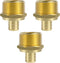 SUNGATOR 3-Pack PEX 3/4" x 1" NPT Male Threaded Adapter Crimp Fitting, No Lead Brass