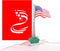 iGifts And Cards American Pride 3D Pop-Up Card - USA Flag for Veterans, Military, and Patriotic Holidays
