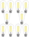 10-Pack 6W Dimmable LED Edison Bulbs, Vintage LED Light Bulb 60W Equivalent