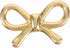 SHINEOFI Brass Bowknot Cabinet Drawer Handle Vintage Bow Tie Pull for Dresser Shoe