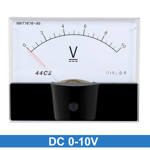 uxcell DC 0-10V Analog Panel Voltage Gauge Volt Meter 44C2 1.5% Error