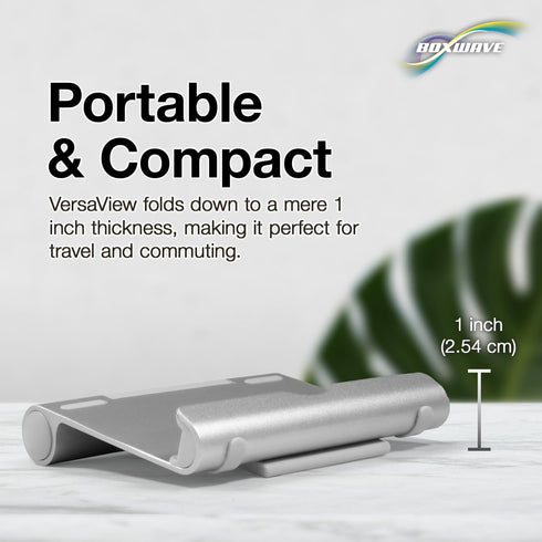 BoxWave Stand and Mount Compatible with Surfans Digital Voice Recorder - VersaView Aluminum Stand, Portable, Multi