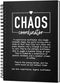 Chaos Coordinator Hardcover Spiral Notebook, 160 Blank Pages, Thank You Gift for Leader Coworker Teacher Boss Admin