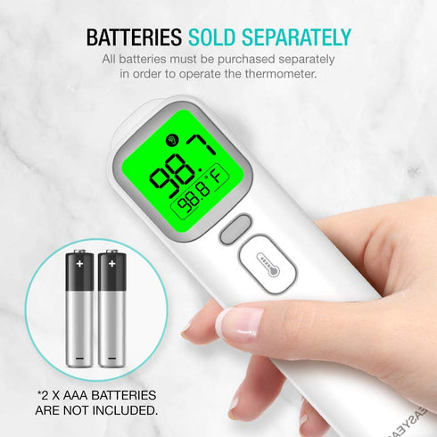 EasyEast Touchless Infrared Forehead Thermometer, Smart Digital Screen, Fast Reading Detection