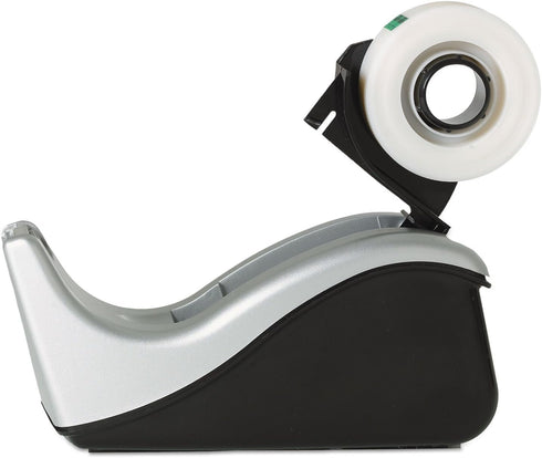 Scotch Desktop Tape Dispenser, Silvertech Two-Tone (C60-ST)