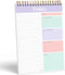 S&O Daily Planner Notepad for Productivity, 52 Page Undated To Do List Organizer - MAUVE