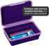 It's Academic Flexi Storage Box, Folding, Collapsible, Adjustable for Pencils, Supplies, Purple (23135)