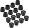 Kyuionty 16Pcs Rubber Chair Leg Tips Caps 7/8 Inch Furniture Table Chair Leg