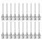 20pcs 17Gauge Stainless Steel Dispensing Needles, 1" All Metal Blunt Tips for Thick Liquids