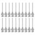 20pcs 17Gauge Stainless Steel Dispensing Needles, 1" All Metal Blunt Tips for Thick Liquids