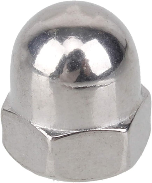 BQLZR 304 Stainless Steel Cap Acorn Hex Nut M6 Right Hand Threads, Marine Replacement for 2007 XC90 & 2009 S-60, Pack