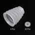 uxcell 5 Pcs Rubber Drill Dust Cover Collector for Electric Hammer Impact Drill Accessories, White