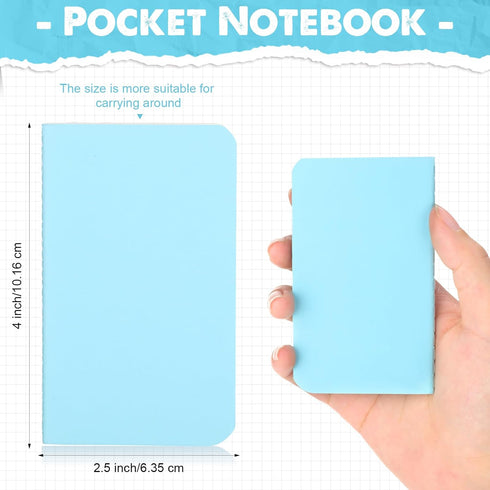 Harloon 100 Pcs Mini Notebooks, 4 x 2.5 Inches, Small Lined Pocket Journals for Employee Appreciation Gifts