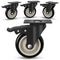 UBZOPWA 4 Inch Caster Wheels, Set of 4 Heavy Duty, Large Industrial Plate