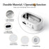 Generic 480ML Powerful Ultrasonic Cleaner for Jewelry, Eyeglasses, Watch & Brushes, Stainless Steel Tank, Portable
