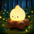 Chibi Campfire Night Light, Silicone, LED Flickering Flame Lights, Dimmable, Rechargeable Bedside