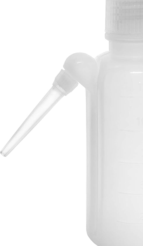 EISCO 125ml Wash Bottle - Polyethylene Translucent Unbreakable with Screw Cap for Liquid Dispensing