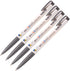 Dong-a Miffy Oil Based Ink Ball Point Pen - Excellent Writing, Black, Pack of 24 Pens