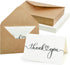 60 Pack 4x6 VANRA Thank You Cards with Envelopes and Stickers Bulk Thank You Note Cards with Kraft Envelopes Blank