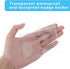 Clear ID Badge Holder with Metal Clips - 2 Pack Soft Plastic Card Sleeves, Waterproof Credit Card Protector Case