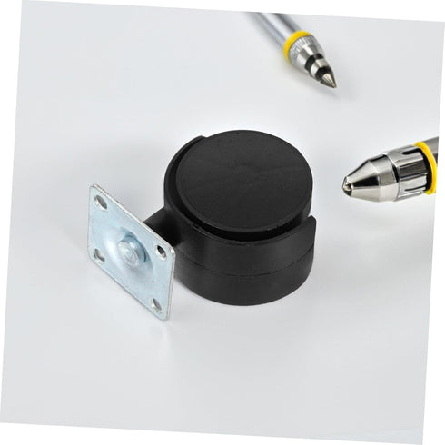 4pcs ABOOFAN Easy Mobility Casters Plastic Threaded Furniture Casters Swivel Rollers for Tables Sofas Bedside Cabinets