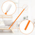 Wellgler's 200pcs Foam Cleaning Swabs, Multi-Purpose Cleanroom Foam Tip Cleaning Swab Kit (Orange)