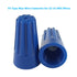 HS Blue Electrical Wire End Connectors Ribbed Caps Bulk 1000 Pack Small Twist-on Wire Connectors Nuts 22-14 AWG,P2 Type Screw Terminals