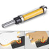 Flush Trim Router Bit Set, Top and Bottom Bearing, 1/4 Inch Shank, 1-1/2 Inch Blade for Woodworking