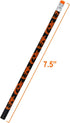 GiftExpress 48-Pack Halloween Pumpkin Pencils with Eraser, Halloween Treats for Kids, Classroom Prize Supplies