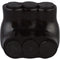 Morris Products 97624 Black Insulated Multi-Cable Connector, 3 Wire Ports, 2-14 Wire Range