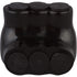 Morris Products 97624 Black Insulated Multi-Cable Connector, 3 Wire Ports, 2-14 Wire Range