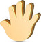Multicultural Hand Cut Outs, Skin Tone Handprint Accents Paper Cutouts for Classroom Decoration, 50 Pieces