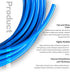 Pneumatic Tubing Blue PU Air Hose Pipe Kit 5/32 inch or 4mm OD for Air Line Transfer