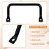 Caeuiciw 8 Pcs Cutting Board Cabinet Hardware Handle Pull, Matte Black Cabinet Hardware Furniture Pulls, Metal Serving