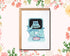 MHSDesigns Cute Thanks Card - Ultrasonographer Lovely Card - Imaging Technologist Card - Medical Thanks Card - Thanks