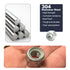 wwsurpluses 360 6#32 8#32 10#24 10#32 1/4-20 5/16-18 3/8-16 1/2-13 M3 M4 M5 M6 M8 M10 M12 304 Sets Pcs SAE & Metric
