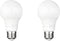 Amazon Basics A19 Dusk to Dawn Sensor LED Light Bulb, 60W Equivalent,