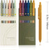Gel Pens, 12 Pcs 0.5mm Fine Point Smooth Writing Pens, Cute High-End Series Black Ink Pens for Journaling, School