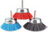 3-inch (75mm) Assorted Nylon Cup Brushes Set, 3Pcs, 1/4 Shank