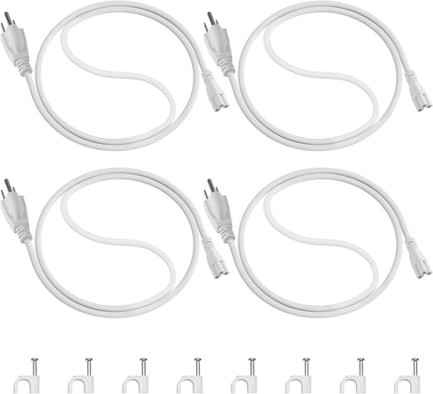 Barrina T8 TX-S 3FT Power Cord, 3 Prong Plug, Female End, Power Cable