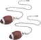 lasenersm 2 Pieces 12" Rugby Ceiling Fan Pull Chain Beaded Ball Pull Chain