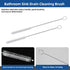 Flexible Drain Brush, 73 Inch Long Double Ended Hose Pipe Cleaners with 4 Pack 8 Inch Straw Cleaner Brush