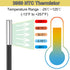 DKARDU 10 39.4Inch XH2.54-2P 3950 Pcs NTC Thermistor Temperature Sensor Probe Plug B Temp Sensor Probe Digital