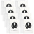 Yinkin 8 Set Wedding Thank You Cards with White Envelopes for Being